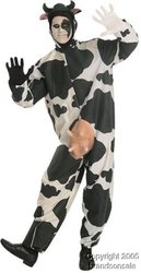 Adult Comical Cow Costume (Size:Standard)