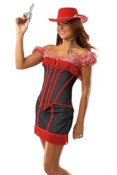 Cow Girl 2 Adult Costume - Adult Costumes