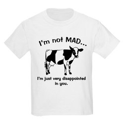 Cow Not Mad Just Disappointed Women's Tank Top