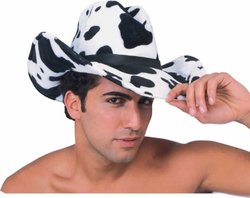 Cow Print Cowboy Hats Halloween Hats