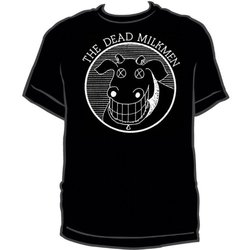 Dead Milkmen Black Cow Logo Adult T-Shirt