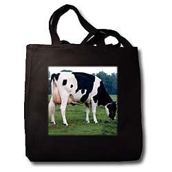 Farm Animals - Holstein Cow - Tote Bags