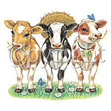 Farm Cows Adult Long Sleeve T-Shirt