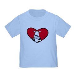 Love Cow Valentine Infant/Toddler T-Shirt