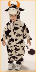 Plush Lil Moo Cow Child Small Costume