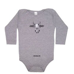 Stylish and Trendy Cow Skull, Put Your Kid in This Edgy Line of Cool Baby Clothes