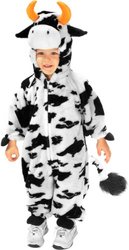Toddler Plush Cow Halloween Costume (Size: 2-4T)