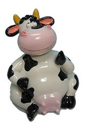 Bobble Head Milk COW Piggy Bank - Funny