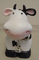 Cow Piggy Bank - Funny