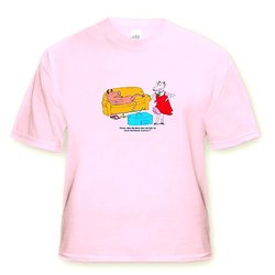 Cow in the Red Dress - Toddler Light-Pink-T-Shirt (4T)