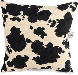 Go West Cow Tapestry Pillow by Glenna Jean