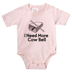 I Need More Cow Bell Infant Bodysuit