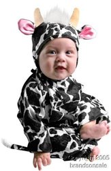 Infant Farm Animal Baby Cow Halloween Costume (6-18 Months)