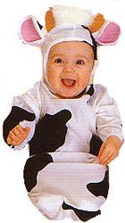 Kid's Cute Baby Cow Halloween Costume (0-9 Months)