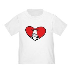 Love Cow Valentine Infant/Toddler T-Shirt