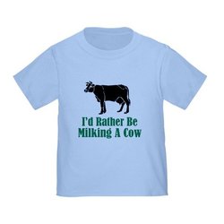 Milking A Cow Infant Bodysuit