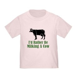 Milking a Cow Infant Bodysuit