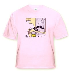 Moostache Wax - Cow Mustache - Light Pink Infant Lap-Shoulder Tee (18M)