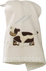 Sumersault Moo Cow Blanket
