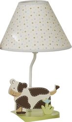 Sumersault Moo Cow Lamp with Shade