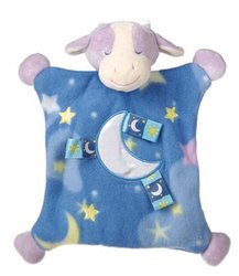 Taggies Sleepy Fleece Plush Toy, Cow