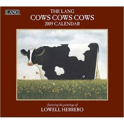 The LANG Cows Cows Cows 2009 Wall Calendar