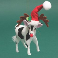 4' 'Got Christmas' Cow Ornament By Annalee