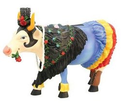 Cow Parade - Flamen-Cow Figurine # 7760