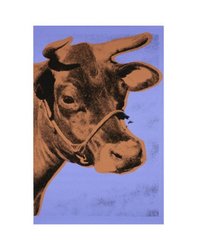 Cow, c.1971 (Purple and Orange) Art Poster Print by Andy Warhol, 11x14