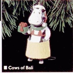Cows of Bali 1995 Hallmark Keepsake Ornament QX5999