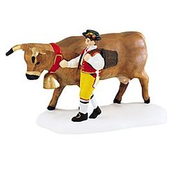 Department 56 Leading the Bavarian Cow