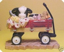 Enesco Mary's Moo Moos Mary's Moo Moos More The Moo-ler Cow With Buggy 114605