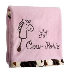 Manual Woodworkers Li'l Cow Pokie Blanket- Girl