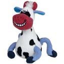 Multi Pet Deedle Dudes Cow that Sings 8in Dog Toy