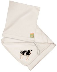 Utlra-Soft Baby Blanket and Pouch, Cow