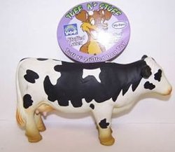 Vo-Toys Latex Holstein Cow Dog Toy