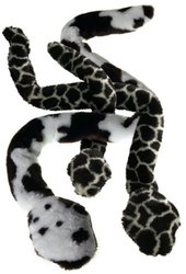 West Paw Design Big S-S-Stretch Snake Tug and Squeak Toy for Dogs, Cow