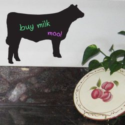 COW Chalk Board Vinyl Sticker Decal Wall Decor Kitchen