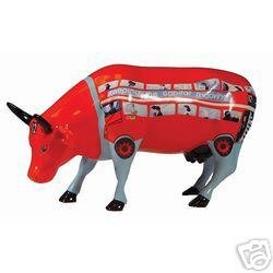 Cow Parade - Cowbus Figurine # 7321 Cow Bus