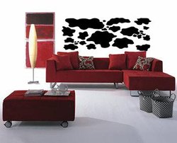 Cow Spots Vinyl Wall Decal Sticker Graphic Tattoo Huge