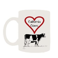 I Love California Cows/Mug/Coffee Cup
