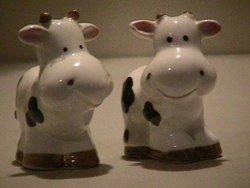 Milk Cow Salt & Pepper Shakers