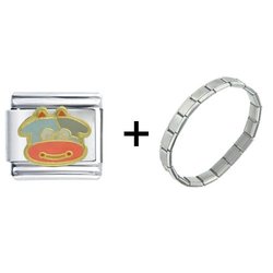 Cow Jewelry Italian Charm Bracelet Gift Center