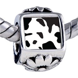 Cow Skin Beads - Pandora Bead & Bracelet Compatible