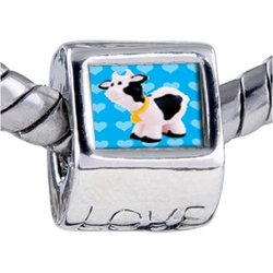Toy Cow Beads - Pandora Bead & Bracelet Compatible
