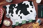 904-FD71 Mmmooozy Cow Placemats - 12 3/4 x 15 7/8 Inches