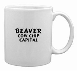 Beaver: Cow Chip Capital Mug