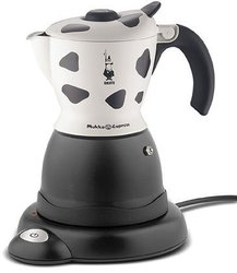 Bialetti 1-Cup Electric Mukka Express - Cow Print