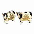 COUNTRY COW KITCHEN TABLE TOP SALT PEPPER SHAKER SET