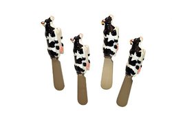 Cheese Spreader Set of 4 - Cow